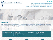 Tablet Screenshot of drmcmeeking.com